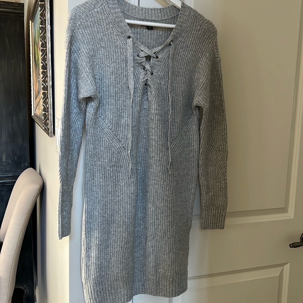 American Eagle sweater dress. V neck